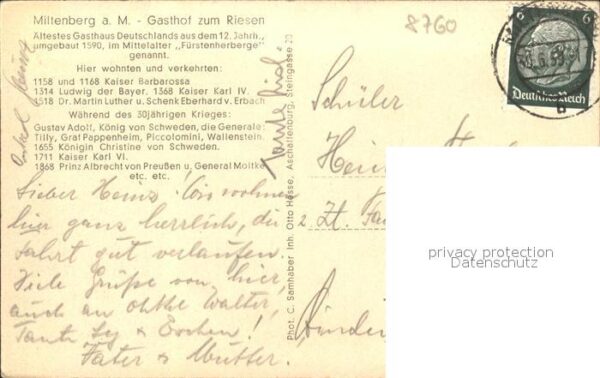 Miltenberg Main Gasthof zum Riesen – Bild 2