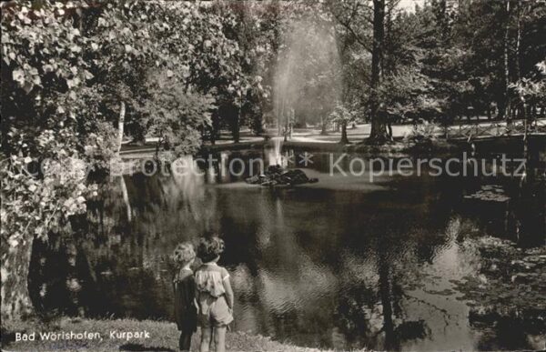 Bad Woerishofen Kurpark Springbrunnen Kinder