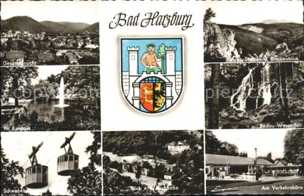 Bad Harzburg Kurpark Schwebebahn Verkehrsbüro Radau