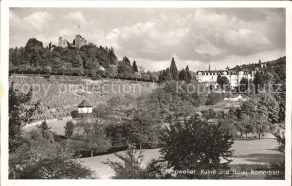 Badenweiler Ruine Hotel Romerbad