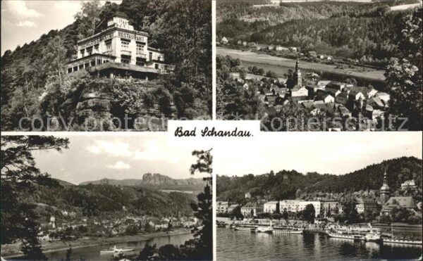 Bad Schandau Schlossbastei Restaurant Teilansichten