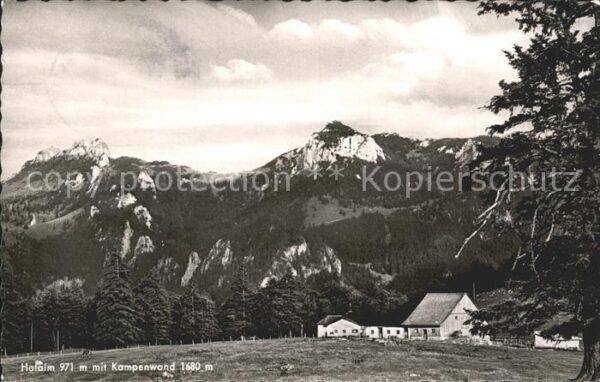 Kampenwand Chiemgau Hofalm