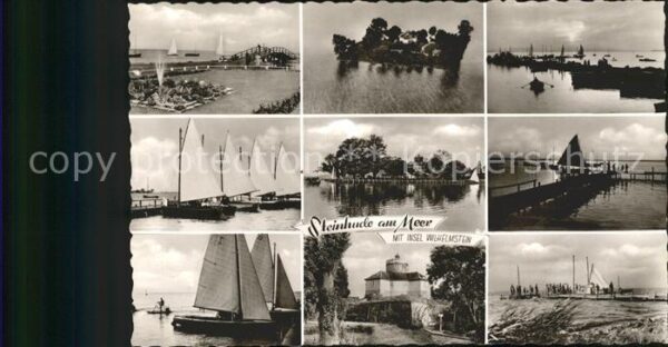 Steinhude Segelboote Hafen Brücke