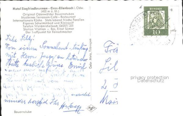 Gras-Ellenbach Hotel Siegfriedbrunnen Bauernstube – Bild 2
