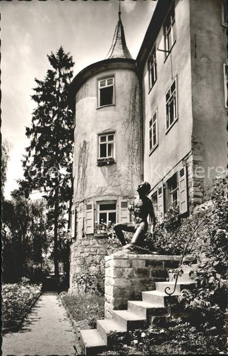 Tuebingen Hölderlinturm Denkmal Jvo Beucker