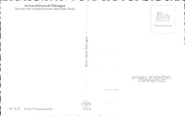 Tuebingen Neckar Hölderlinturm Alter Aula – Bild 2