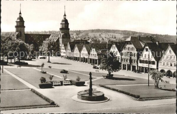 Freudenstadt Marktplatz Evangelische Kirche