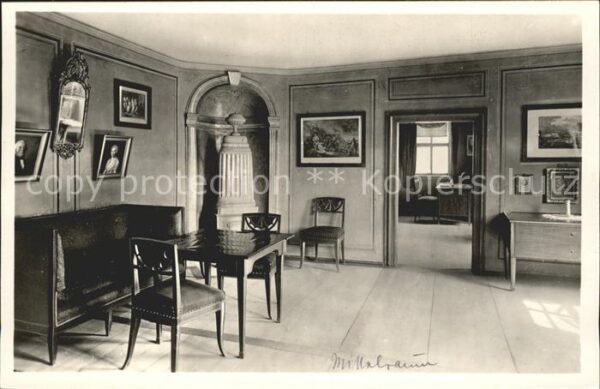 Weimar Thueringen Schillerhaus Mittelraum