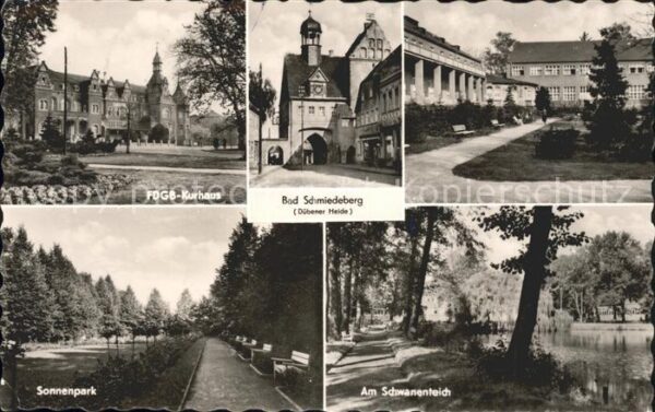 Bad Schmiedeberg FDGB Kurhaus Schwanenteich Sonnenpark