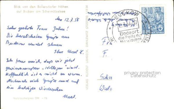 Buckow Maerkische Schweiz Blick von den Bollersdorfer Höhen – Bild 2