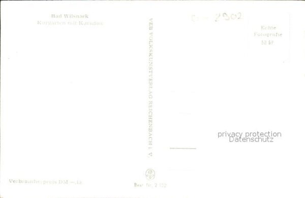 Bad Wilsnack Kurgarten Kurhaus – Bild 2