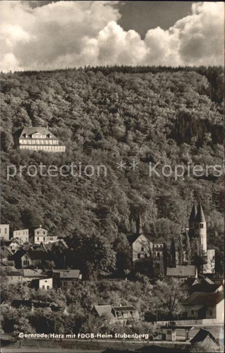 Gernrode Harz FDGB Heim Stubenberg