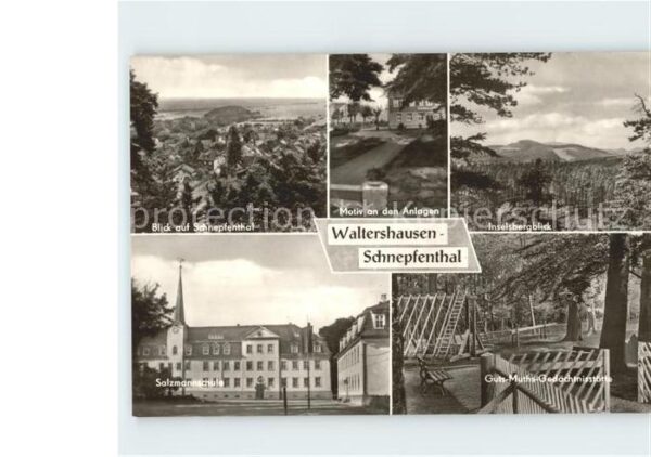 Waltershausen Gotha Schnepfenthal Inselsbergblick Salzmanns