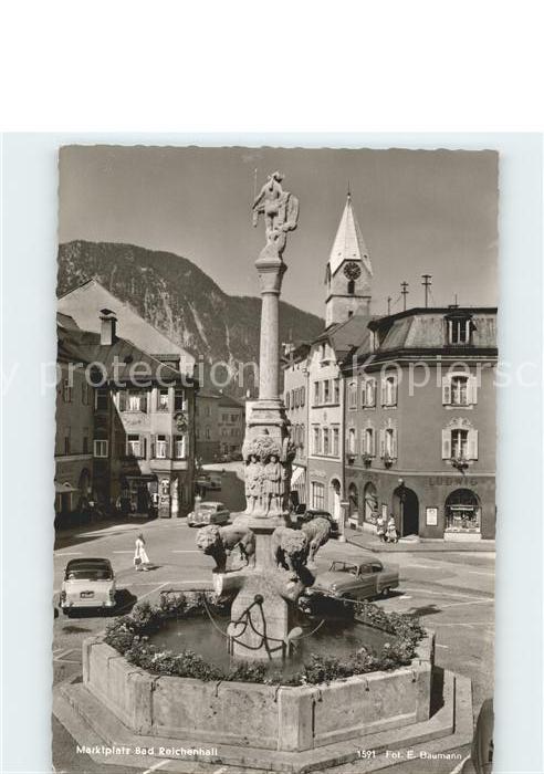 Bad Reichenhall Marktplatz Brodhaus Ägidi Kirche