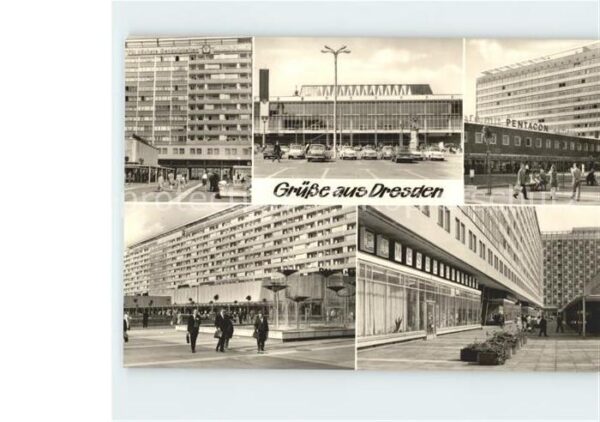 Dresden Prager Strasse Altmarkt Kulturpalast
