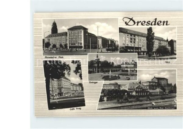 Dresden Ring Zwinger Cafe Prag Pirnaischer Plat