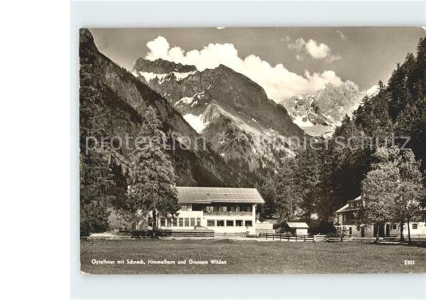 Oberstdorf Berggasthof Oytalhaus Schneck Himmelhor