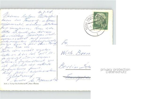 Hann. Muenden Weserstein Dr Elsenbart – Bild 2