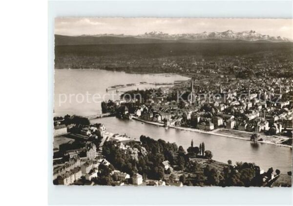 Konstanz Bodensee Fliegeraufnahme
