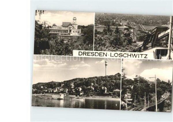 Loschwitz Luisenhof Blauen Wunder Schwebebahn UKW
