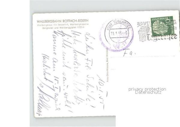 Rottach-Egern Wallbergbahn Wallberghaus Sessellift Wa – Bild 2