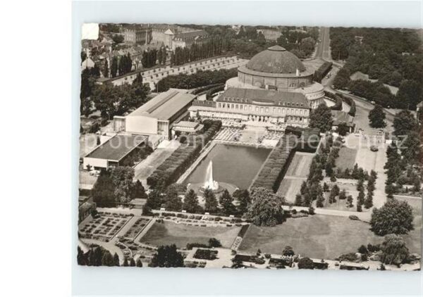 Hannover Stadthallengarten Fliegeraufnahme