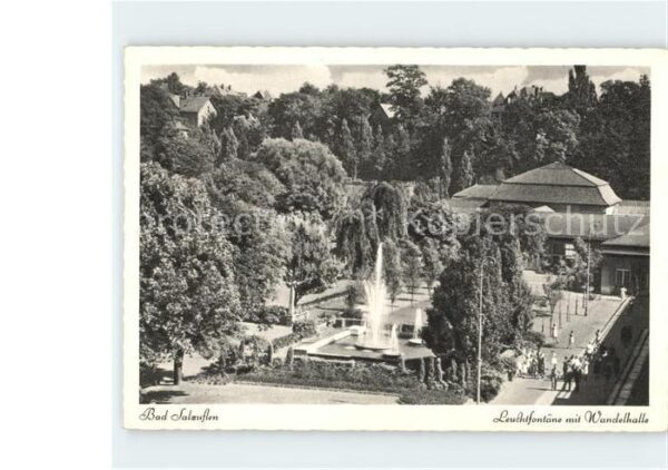 Bad Salzuflen Leuchtfontäne Wandelhalle
