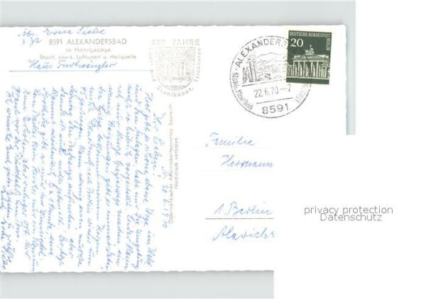 Bad Alexandersbad Ortsansicht – Bild 2