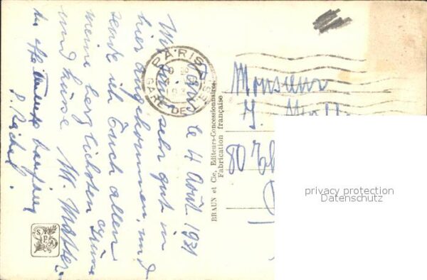 Exposition Coloniale Paris 1931 Section Tunisienne Cafe Maure – Bild 2