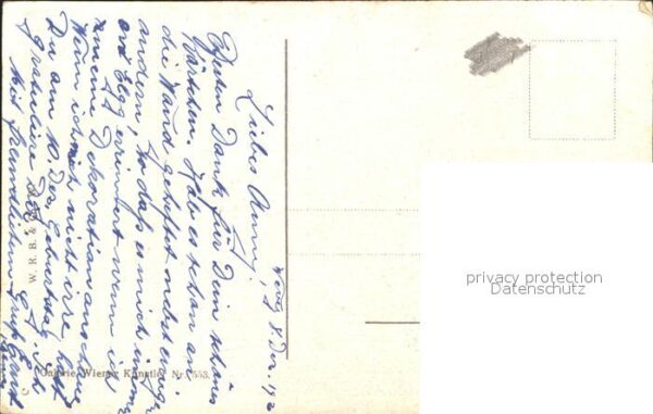 Verlag Galerie Wiener Kuenstler Nr. 553 Joseph Süss Schmetterlingsjagd – Bild 2