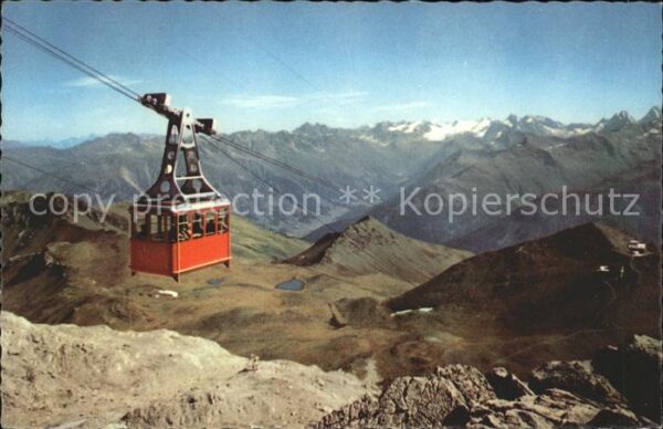 Seilbahn Weissfluhgipfel Davos-Parsenn Silvretta
