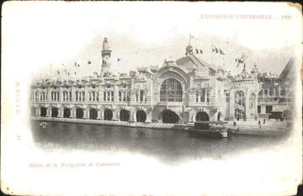 Exposition Universelle Paris 1900 Palais de la Navigation de Commerce