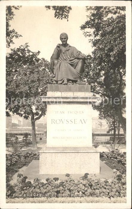 Denkmal J. J. Rosseau Geneve