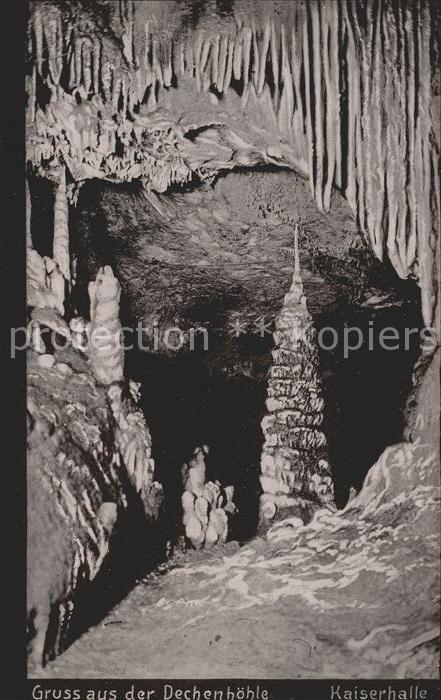 Hoehlen Caves Grottes Dechenhöhle Kaiserhalle