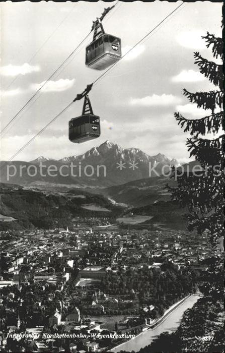 Seilbahn Nordkettenbahn Innsbruck Wagenkreuzung