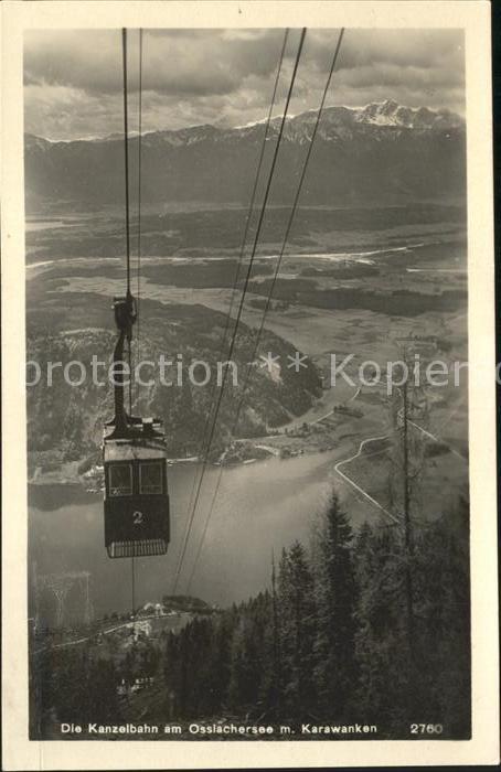 Seilbahn Kanzel Ossiachersee Karawanken