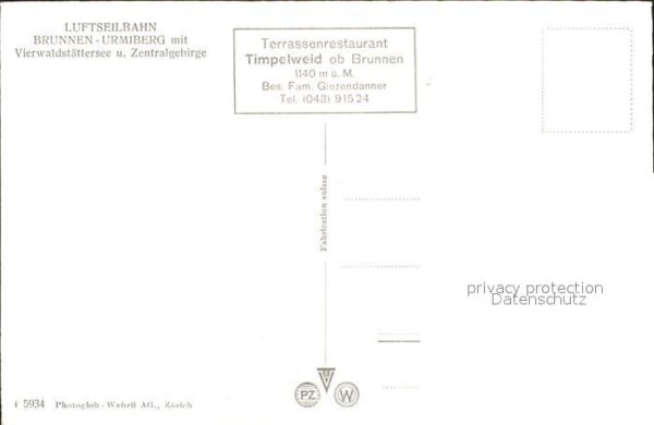 Seilbahn Brunnen-Urmiberg Vierwaldstättersee – Bild 2