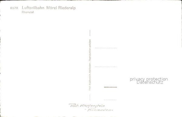 Seilbahn Mörel Riederalp Rhonetal – Bild 2