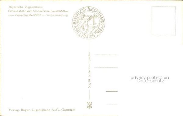 Seilbahn Bayerische Zugspitzbahn Zugspitzgipfel – Bild 2