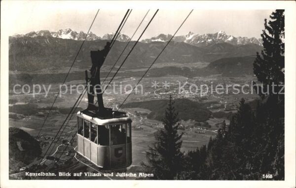 Seilbahn Kanzel Villach Julische Alpen