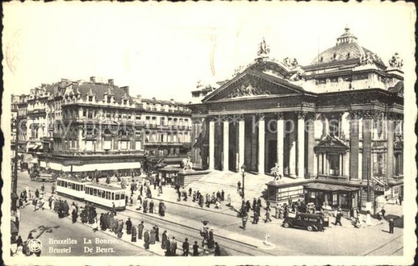 Strassenbahn Bruxelles Bourse Börse