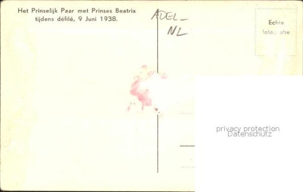 Adel Niederlande Prinzessin Juliana Prinz Bernhard Prinz – Bild 2
