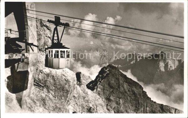Seilbahn Bayerische Zugspitzbahn Bergstation Zug