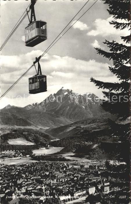 Seilbahn Innsbrucker Nordkettenbahn Wagenkreuzun