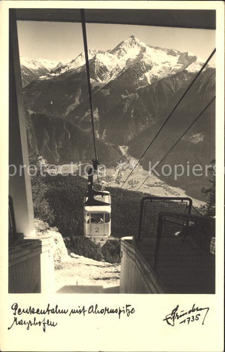 Seilbahn Penkenbahn Ahornspitze Mayrhofen