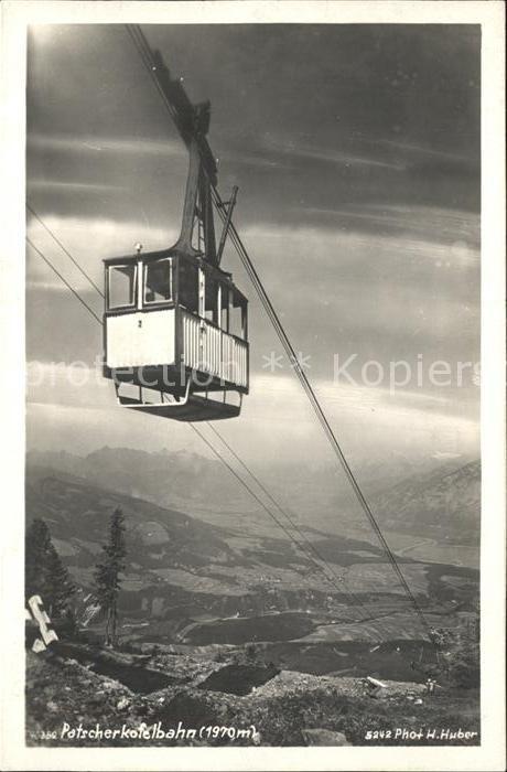 Foto Huber H. Nr. 5242 Patscherkofelseilbahn