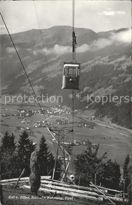 Seilbahn Rohrberg Zell am Ziller