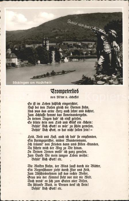 Trompeter Scheffel Trompeterlied Bad Säckingen