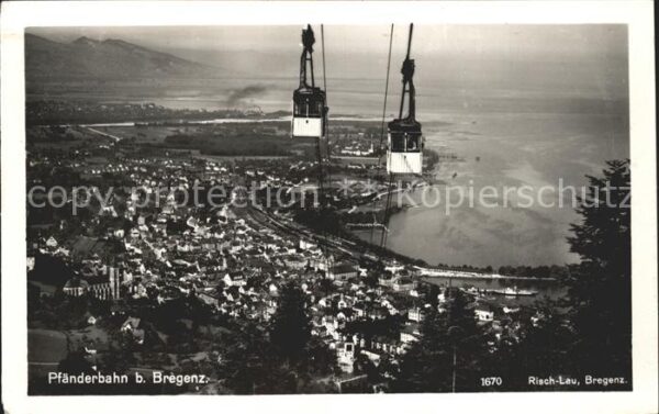 Foto Risch-Lau Nr. 1670 Pfänderbahn Bregenz