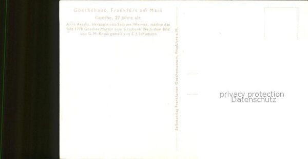 Goethe Johann Wolfgang von – Bild 2